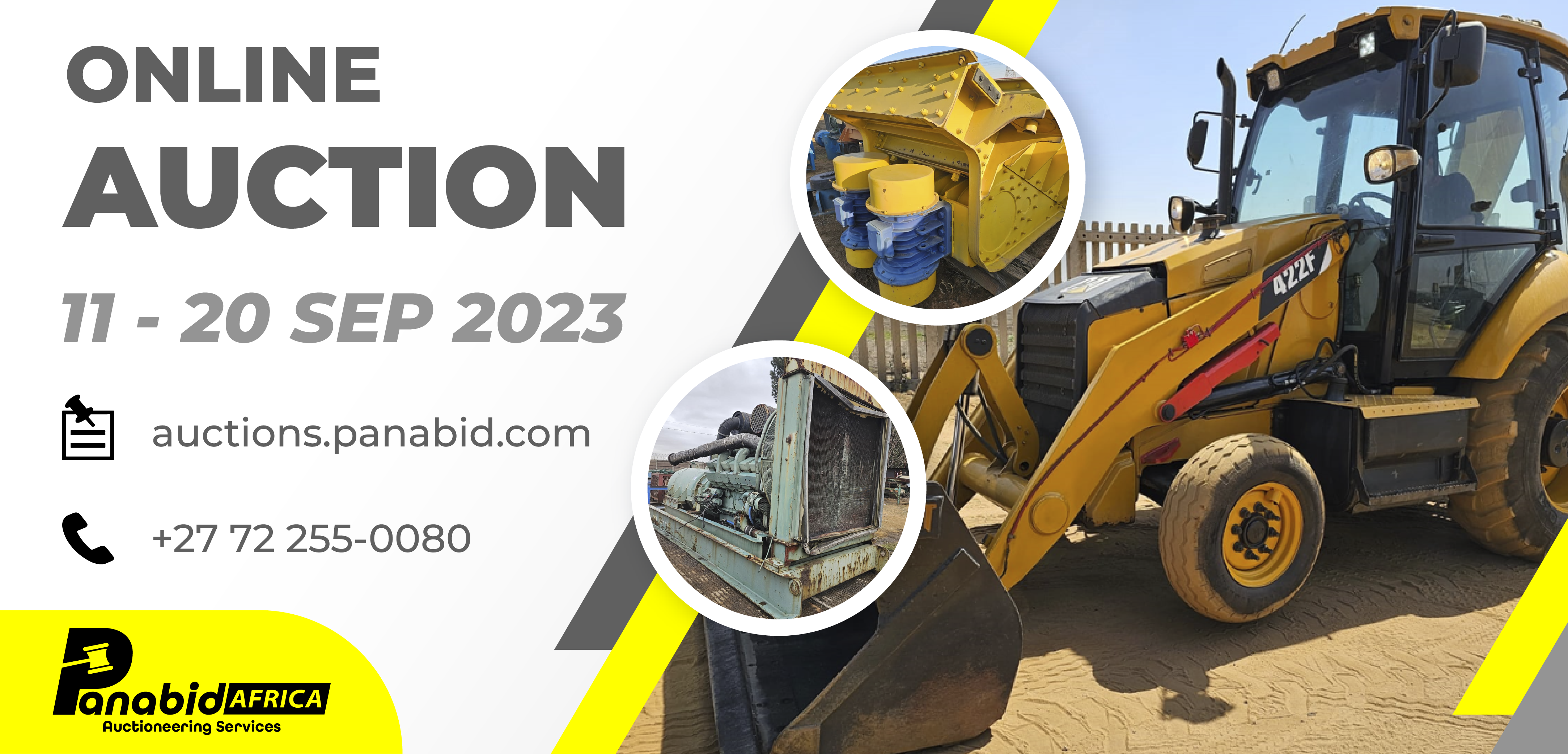 ONLINE AUCTION OF SURPLUS MINING, INDUSTRIAL AND CONSTRUCTION EQUIPMENT: CRUSHERS, SCREENS, CONVEYORS, STRUCTURES, PULLEYS, BELTS, CLIPS, VALVES, PUMPS, CONCRETE DUMPERS, BOBCATS, MIXERS, TRUCKS, TRAILERS, TONS OF SCRAP ELECTRIC MOTORS AND COMPONENTS