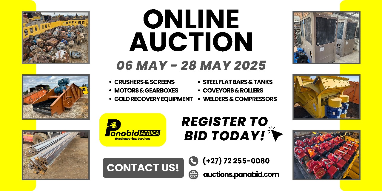 ONLINE AUCTION OF GOLD RECOVERY AND ASPHALT PLANT EQUIPMENT – LOTS INCLUDE ELECTRIC MOTORS, GEARBOXES, FEEDERS, SCREENS, CRUSHERS, ROLLERS, CONVEYORS, TANKS, SUBSTATIONS AND MORE – ALL LOTS LOCATED IN SOUTH AFRICA